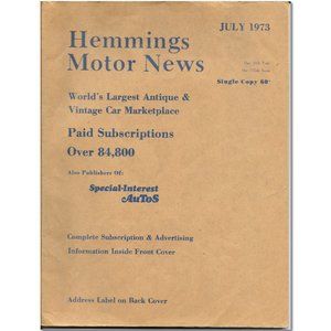 Hemming Motor News July 1973